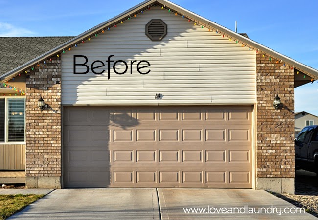 Garage Door Makeover Love And Laundry