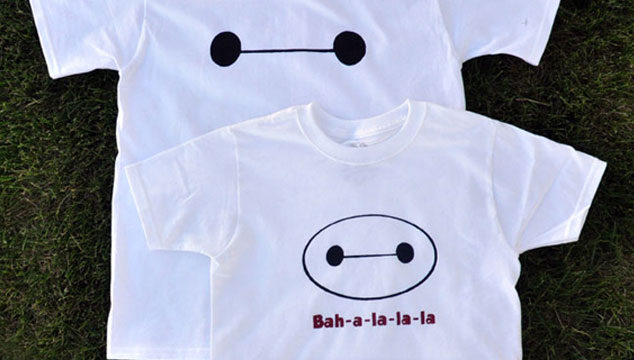Our boys love Big Hero 6 and this easy DIY Baymax t-shirt is a project that takes less than 10 minutes to make!