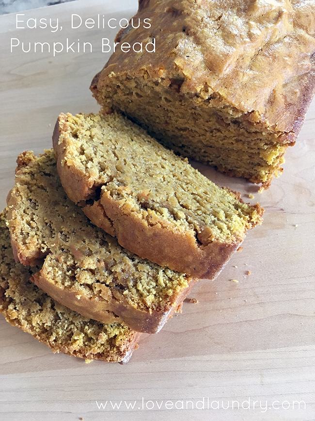 Easy Delicious Pumpkin Bread