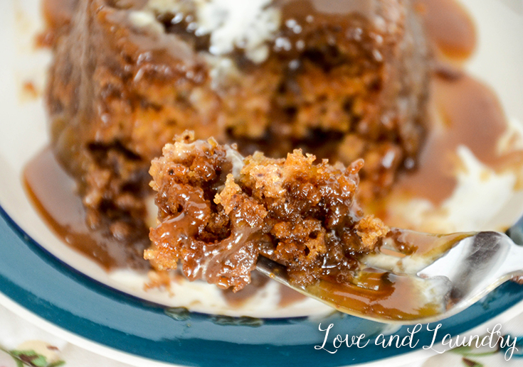 Dark and Stormy Sticky Toffee Pudding - Baking A Moment